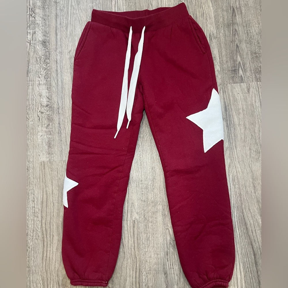 Red Star Sweatpants with sherpa lining
